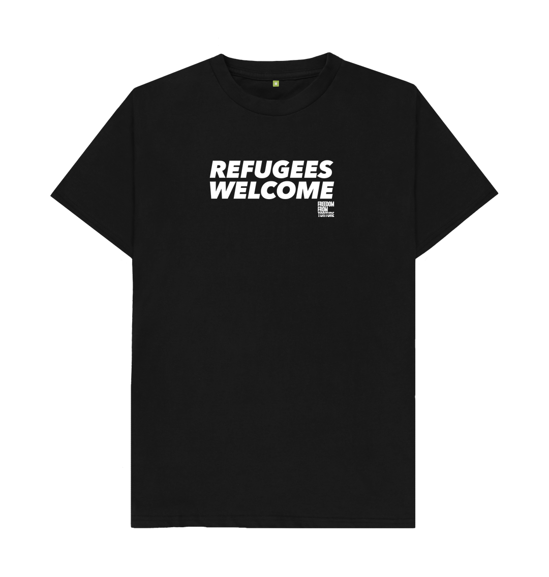 Black Refugees Welcome T-Shirt - Black