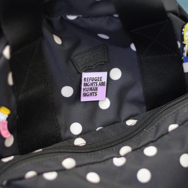 'Refugee Rights Are Human Rights' Pin badge