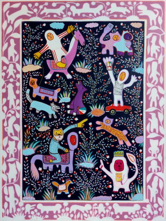 A3 botanical print from artist Nima