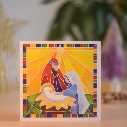Stained Glass Manger